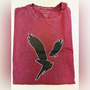 T353- American Eagle Outfitters Burgundy T-Shirt